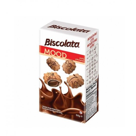 Biscolata Mood 40gr Çikolata Krem Dolgulu Bisküvi