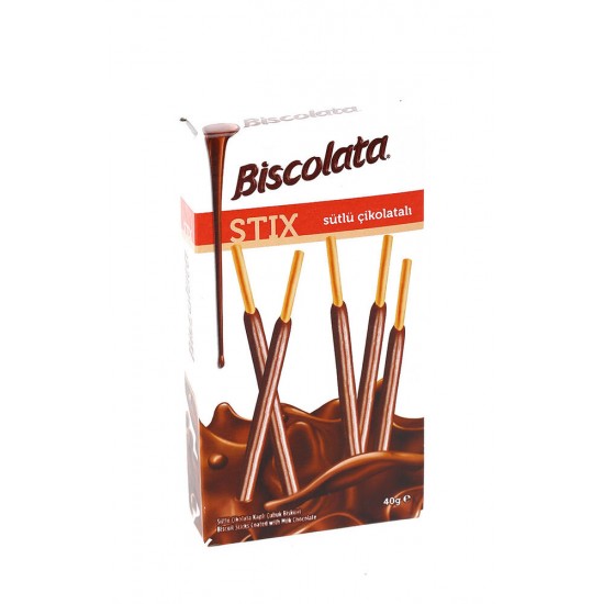 Biscolata Stix 40gr Sütlü Çikolata
