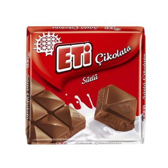 Eti Çikolata Sütlü Kare 65 G