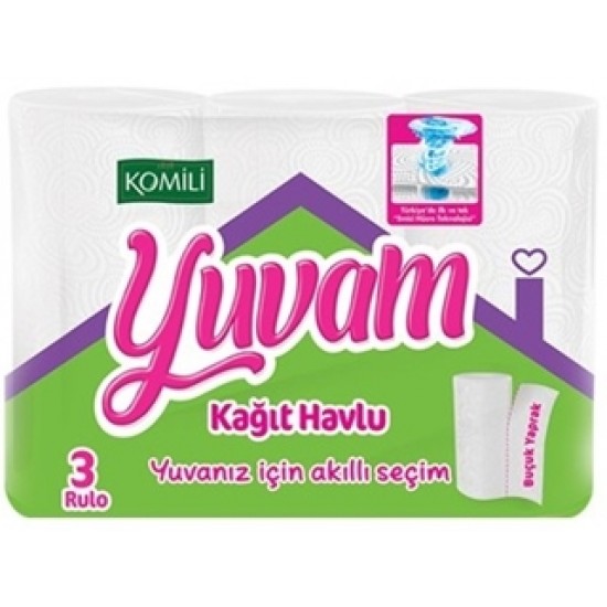 Komili Yuvam Kağit Havlu 3 Rulo
