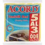 Acord Mikrofiber Temizlik Bezi 5al 3öde