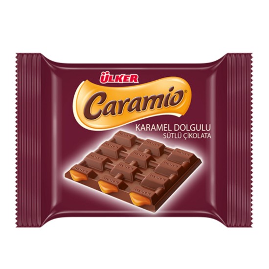 Ülker Caramio 55gr Kare Karamel Çiko.